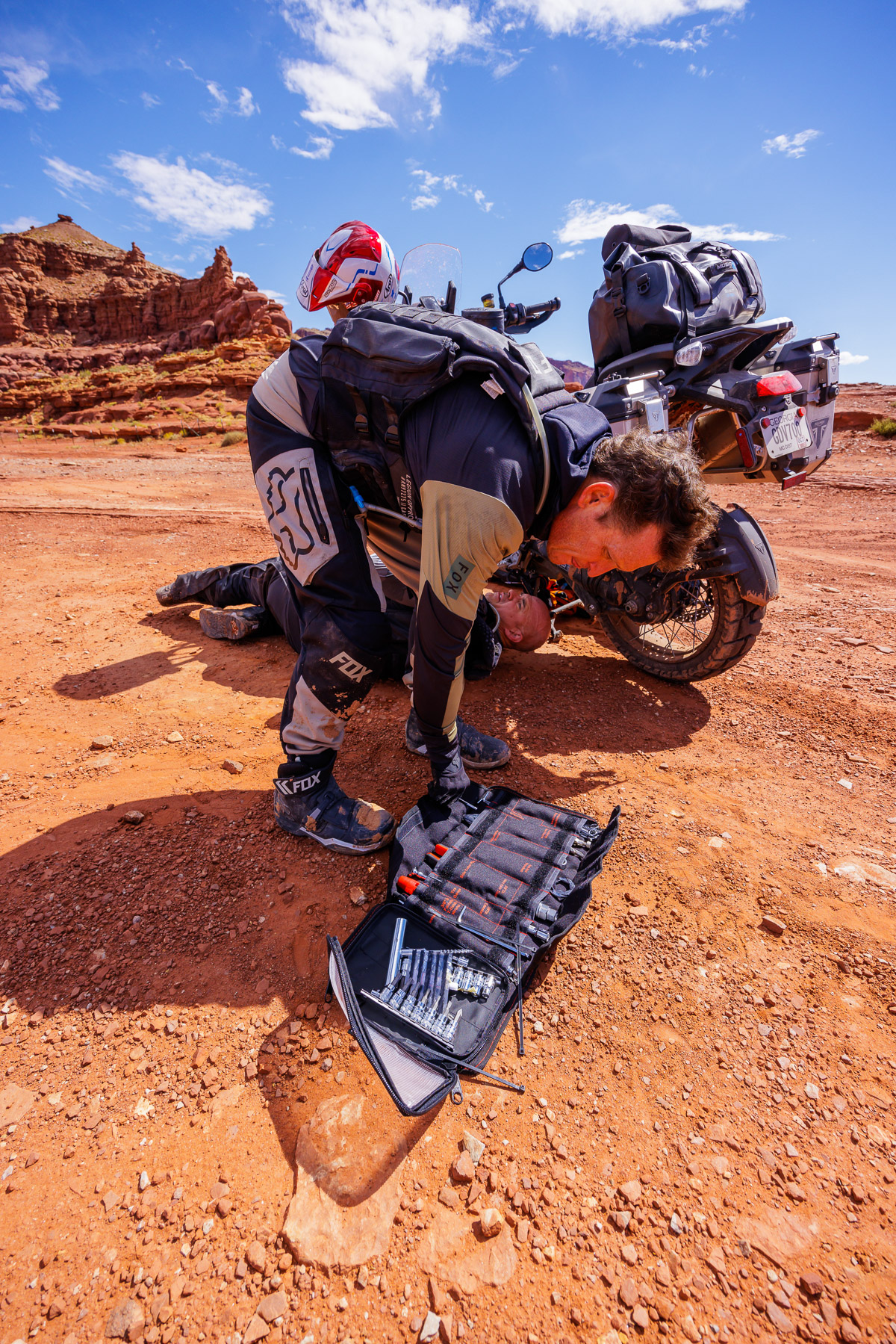 Ricky Carmichael con kit de caja