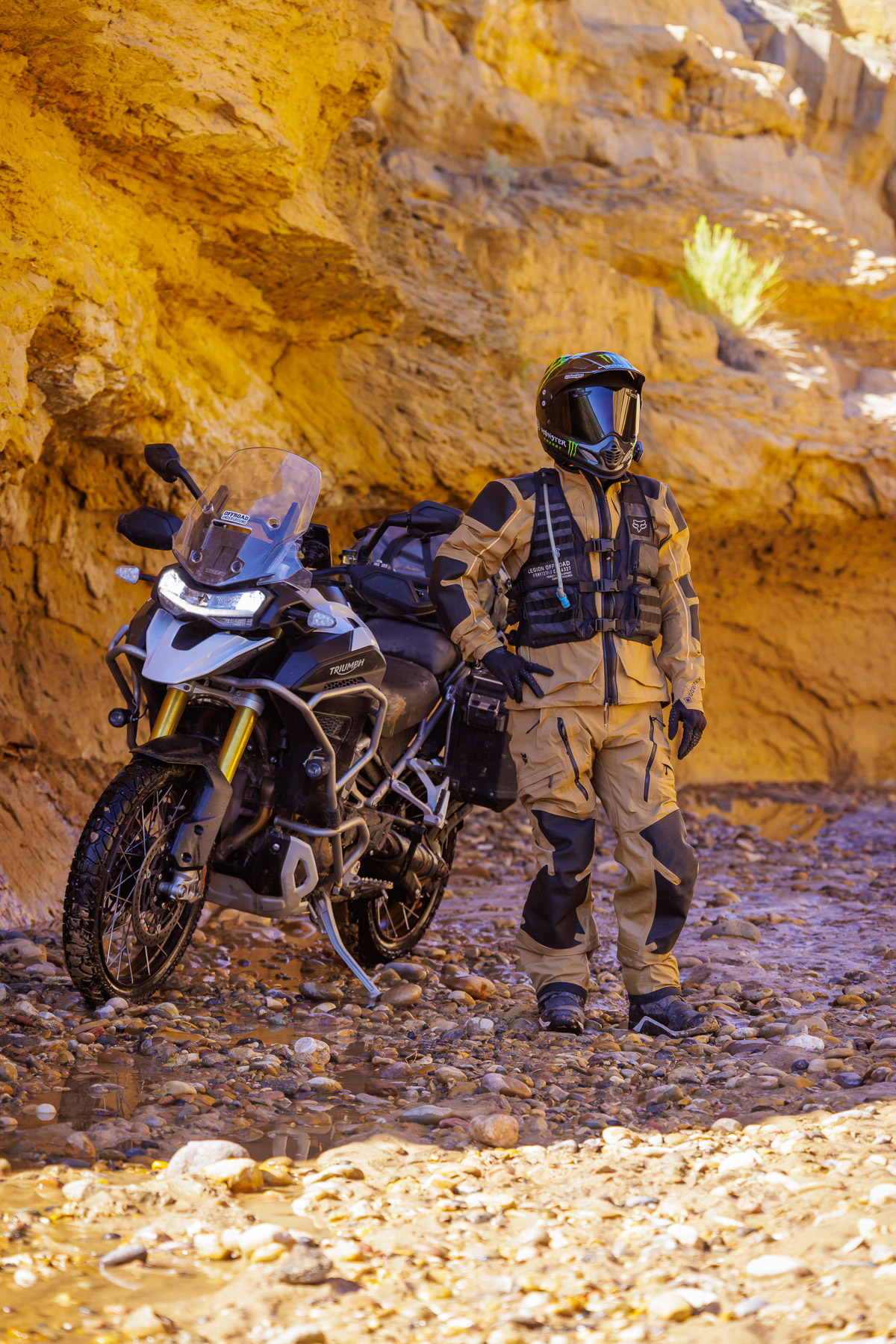 Ricky Carmichael y la Triumph Tiger 1200