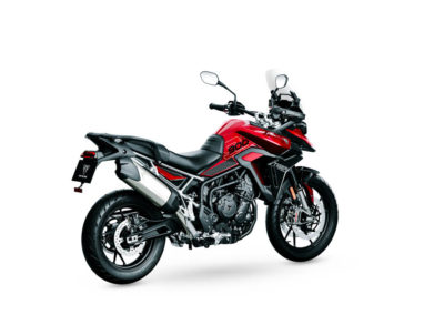 Tiger 900 GT MY24 Carnival Red AngleLHS - BTA Magazine