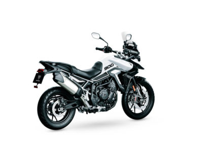 Tiger 900 GT MY24 Snowdonia White AngleLHS - BTA Magazine