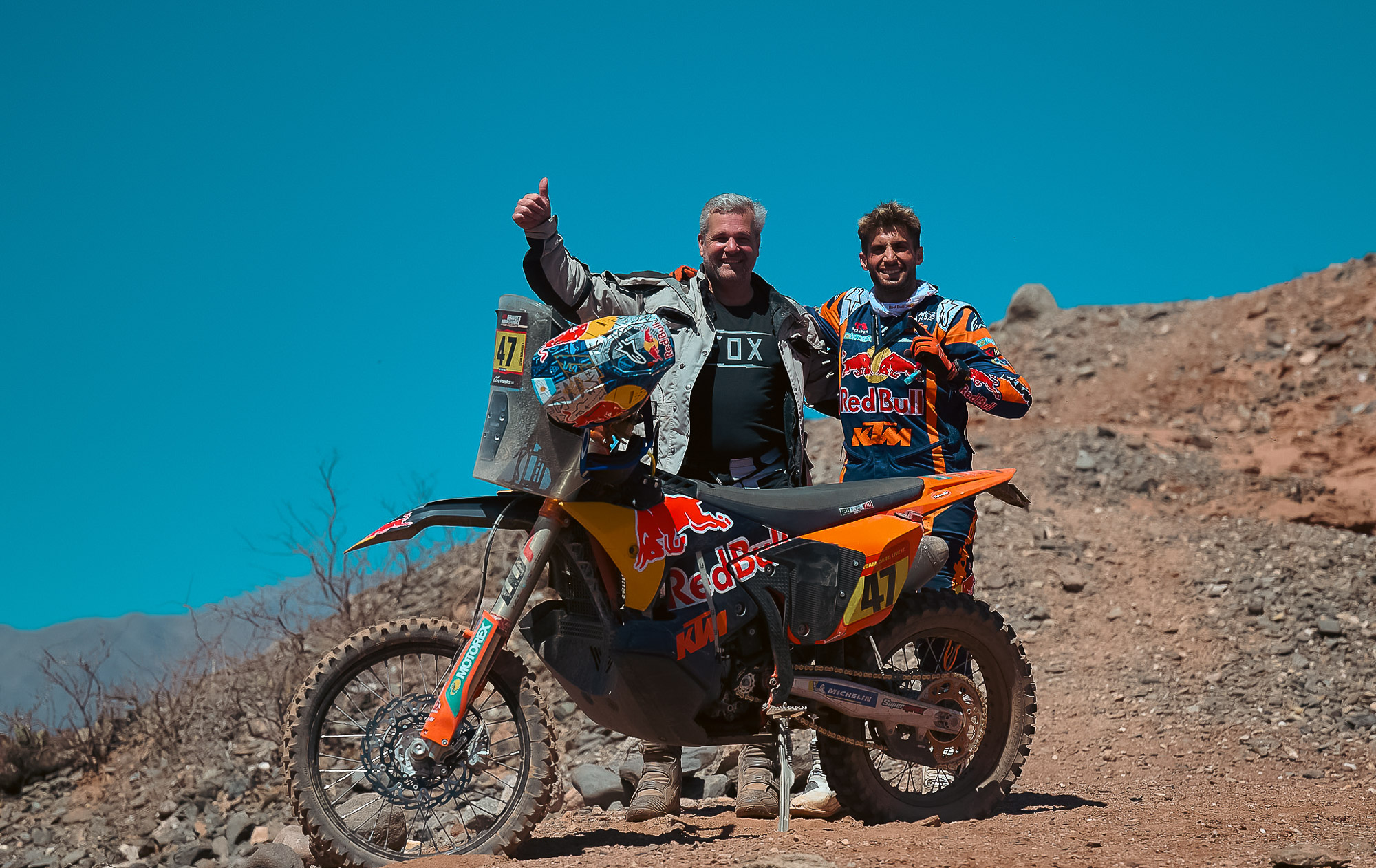 Kevin Benavides y Mike