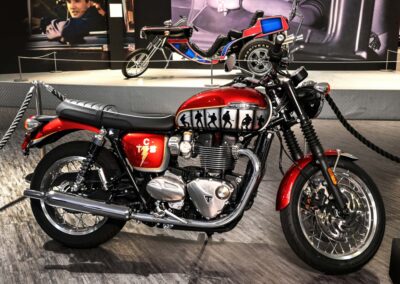 Unique Presley Triumph Motorcycle And Gibson Les Paul Guitar Raise Thousands For Charity 1 3 - BTA Magazine