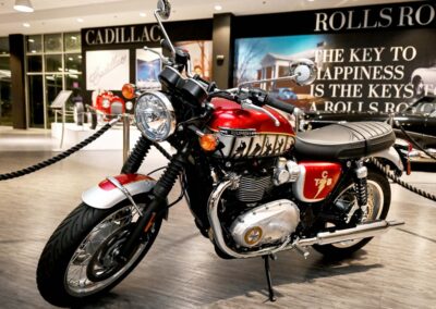 Unique Presley Triumph Motorcycle And Gibson Les Paul Guitar Raise Thousands For Charity 3 1 - BTA Magazine