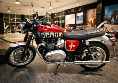 Unique Presley Triumph Motorcycle And Gibson Les Paul Guitar Raise Thousands For Charity 4 2 - BTA Magazine