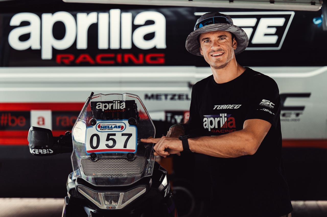 Aprilia Tuareg Racing afronta el Hellas Rally Raid con Cerutti y Montanari
