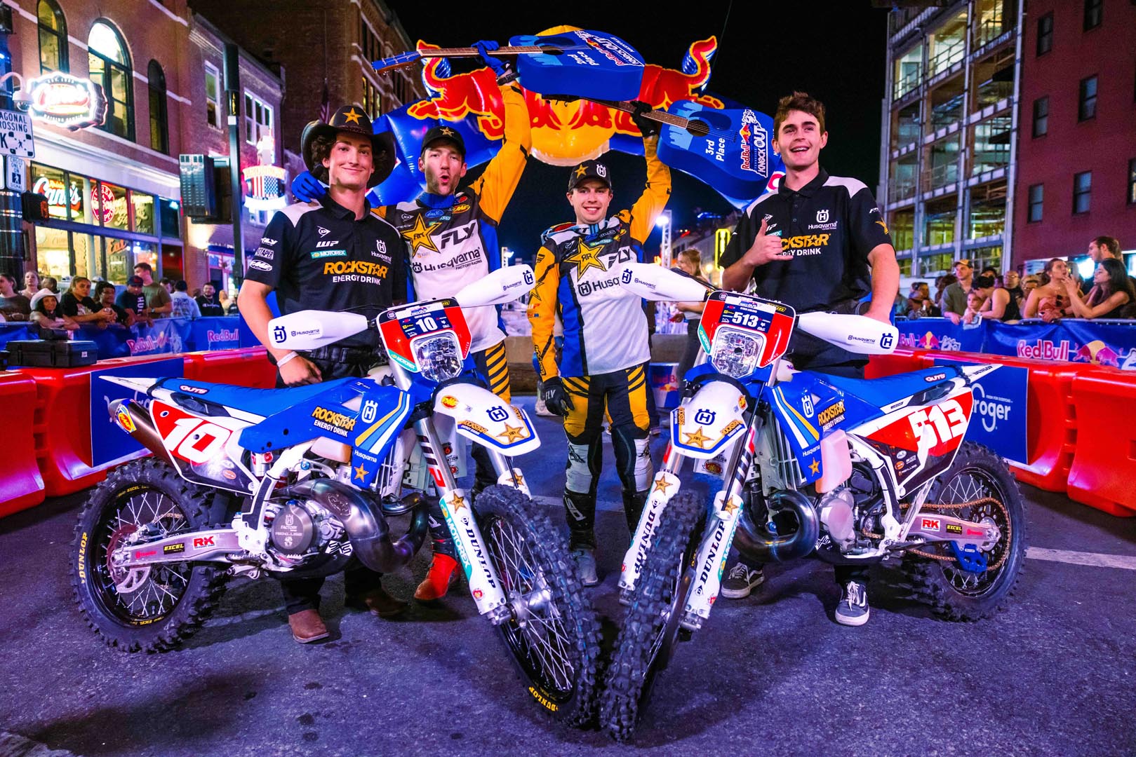 Ryder LeBlond de Rockstar Energy Husqvarna Factory Racing asegura el tercer puesto general en la Serie U.S. Hard Enduro 2024