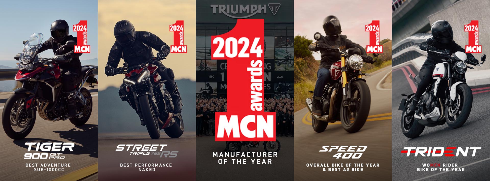 Triumph Triunfa en los Premios Motorcycle News