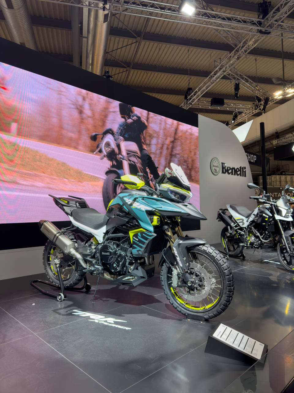 Benelli adventure motorcycle