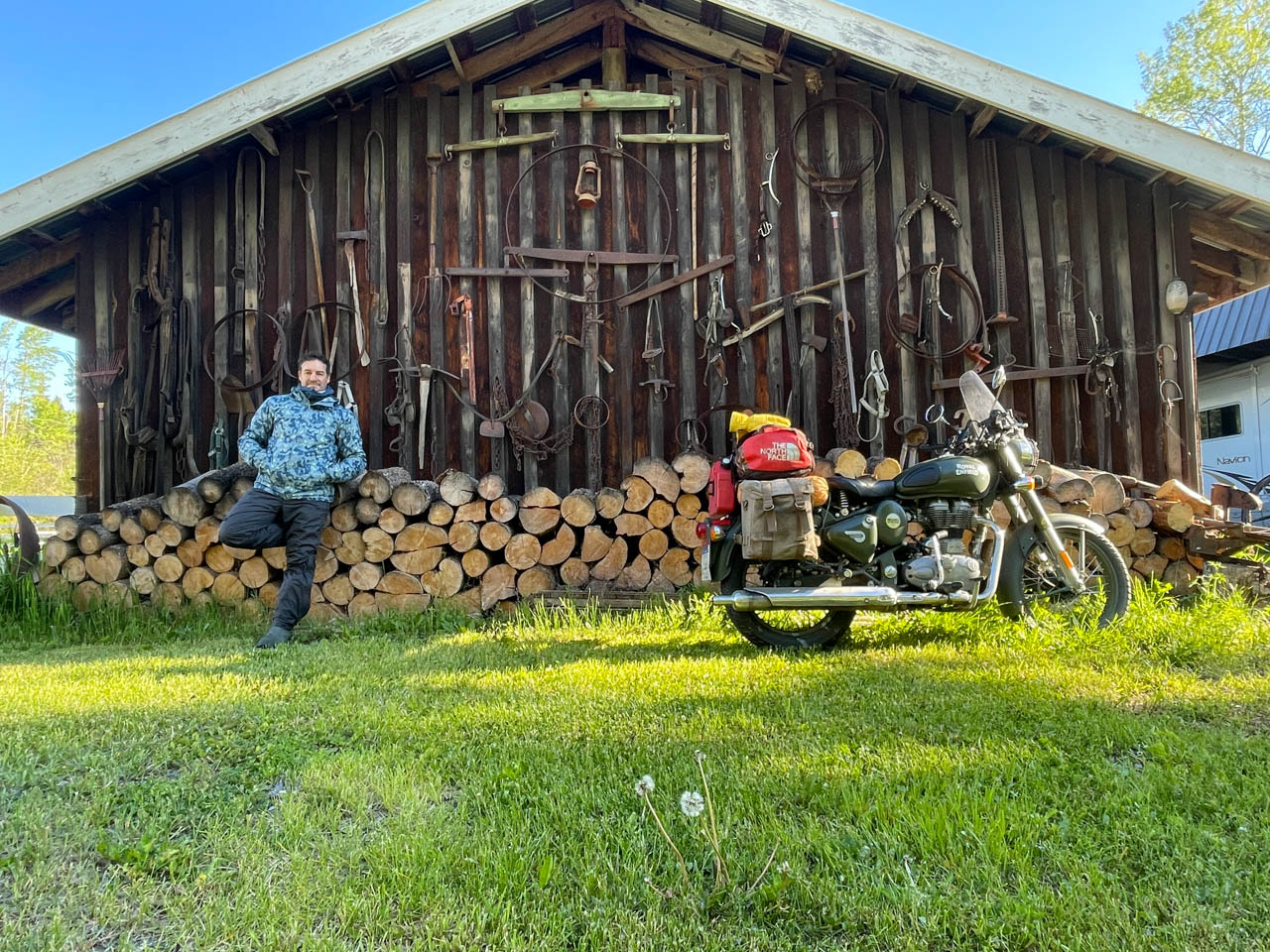 Ruta de viaje de aventura en moto de Los Ángeles a Alaska