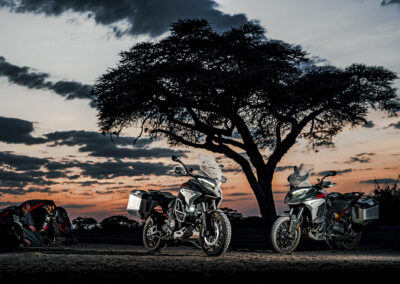 Ducati Multistrada V4 Rally Riding in Africa