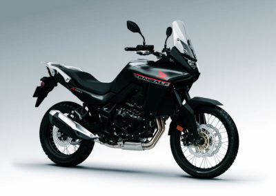 2024 Honda Transalp displayed at motorcycle expo