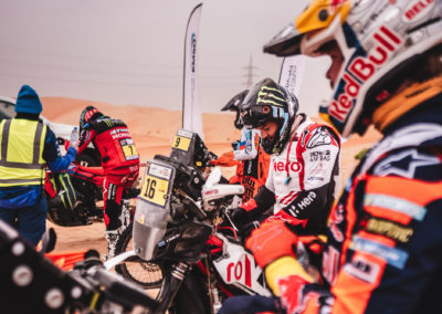 BRANCH Ross (bwa), Hero Motorsports Team Rally, Hero 450 Rally, FIM W2RC, portrait during the Stage 3 of the 2023 Abu Dhabi Desert Challenge, 2nd round of the 2023 W2RC season, on March 1, 2023 around Qasr Al Sarab in the Liwa Desert, Abu Dhabi