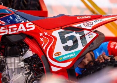 Troy Lee Designs/Red Bull/GASGAS team at Arlington AMA Supercross