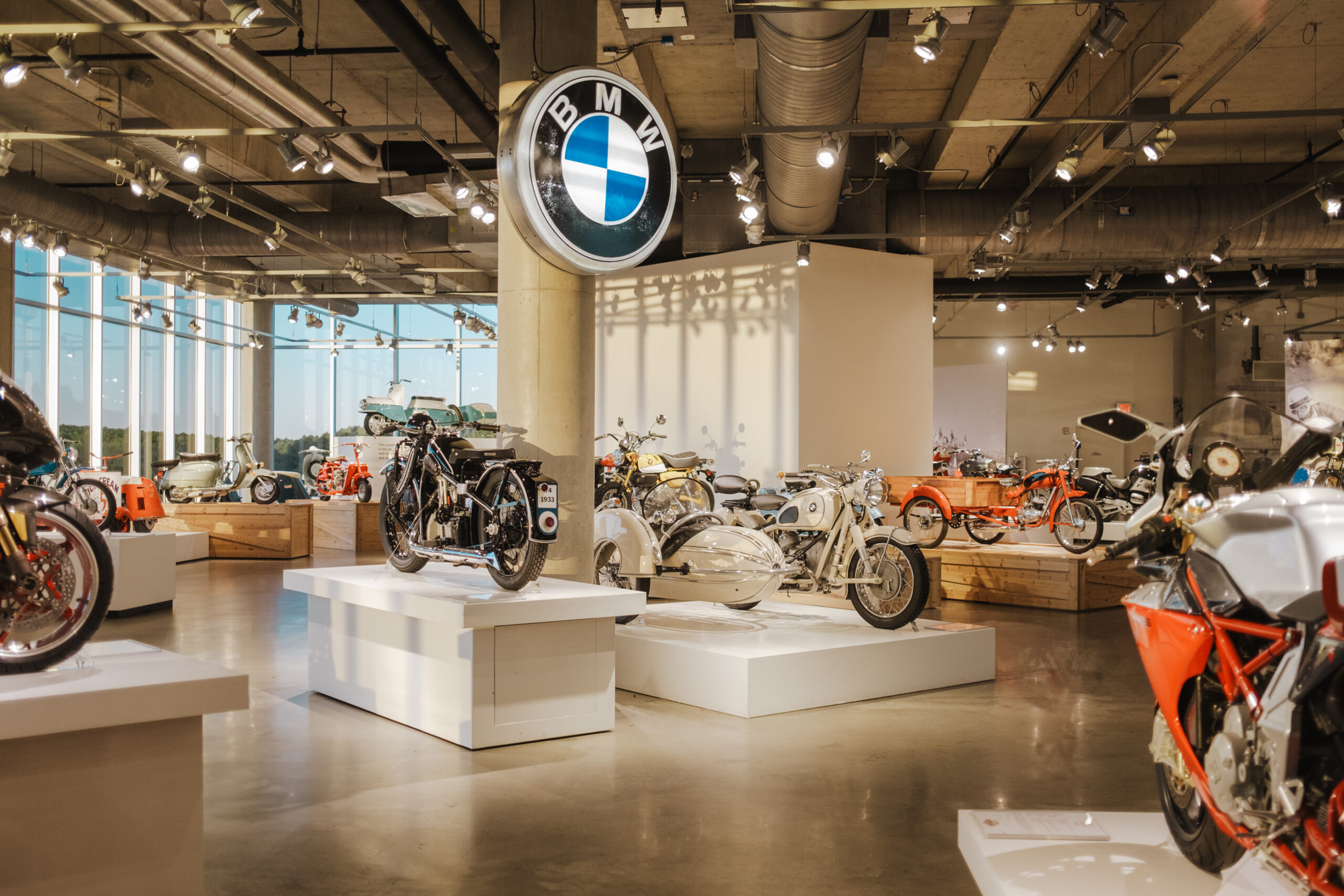 Families exploring the kid zone at BMW Motorrad Days Americas