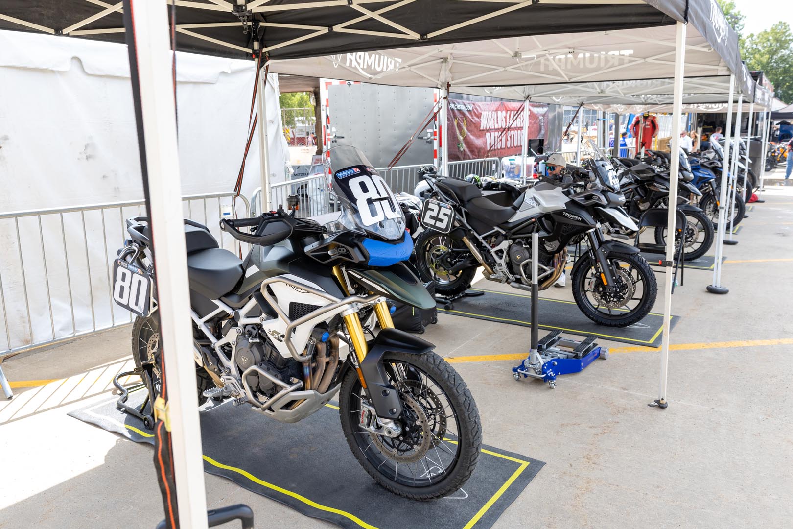 Triumph Tigers Dominate Inaugural AFT AdventureTrackers Race at Sturgis TT