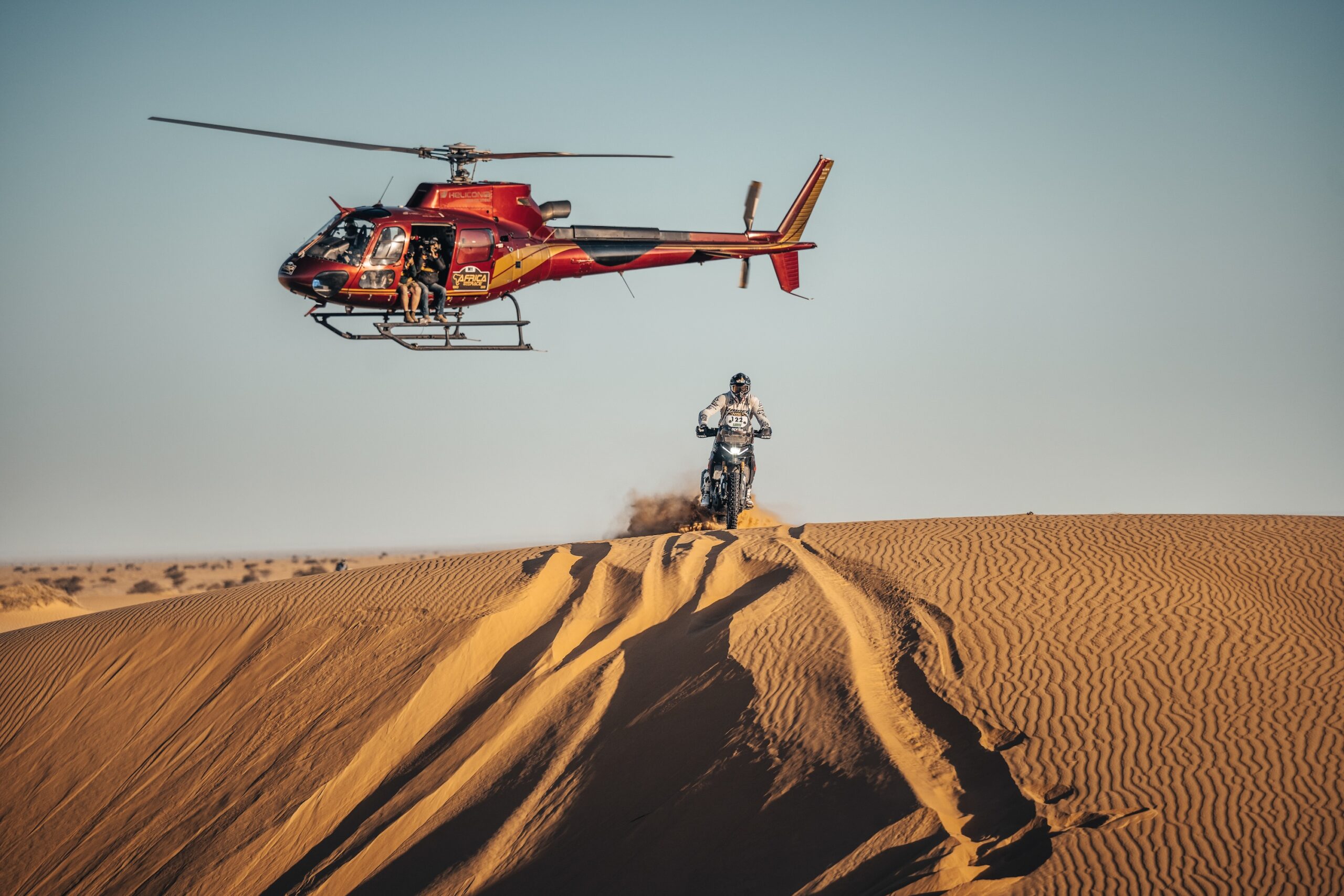 Aprilia Tuareg Racing defends its title at the 2025 Africa Eco Race with Jacopo Cerutti and a skilled team. Follow their journey across 3,667 miles of adventure